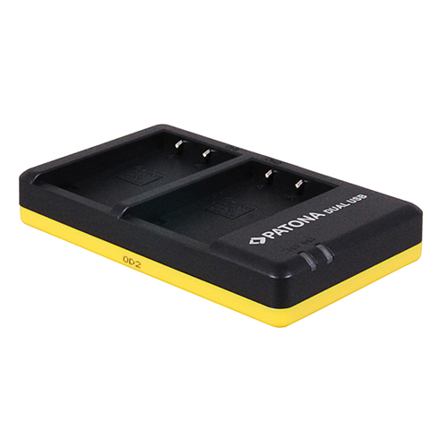 Carregador Duplo USB p/ 2x Panasonic DMW-BLF19